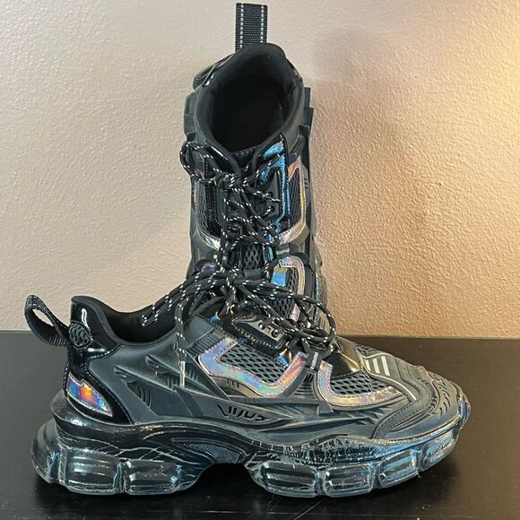 Steve Madden Other - Steve Madden Quantum pewter multi sneakers 10